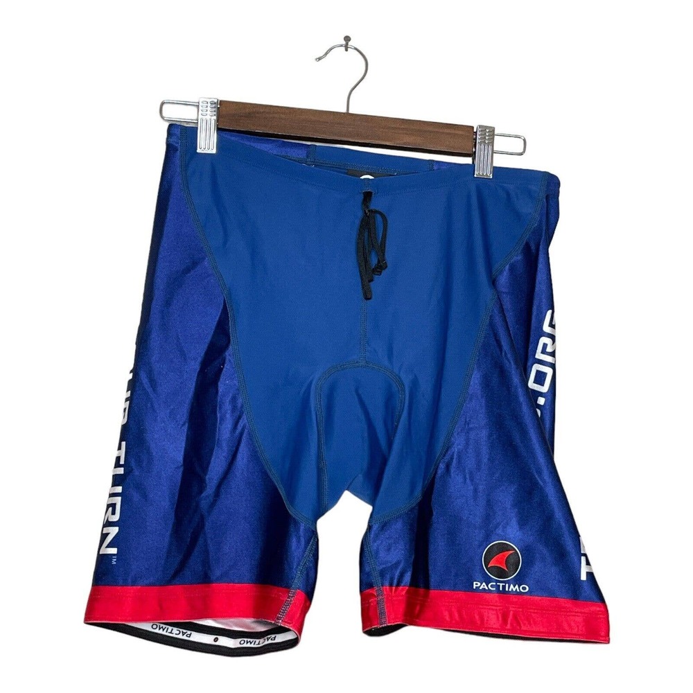 Pactimo L Mens Blue Drawstring Waist It's Our Turn Activewear Athletic Shorts